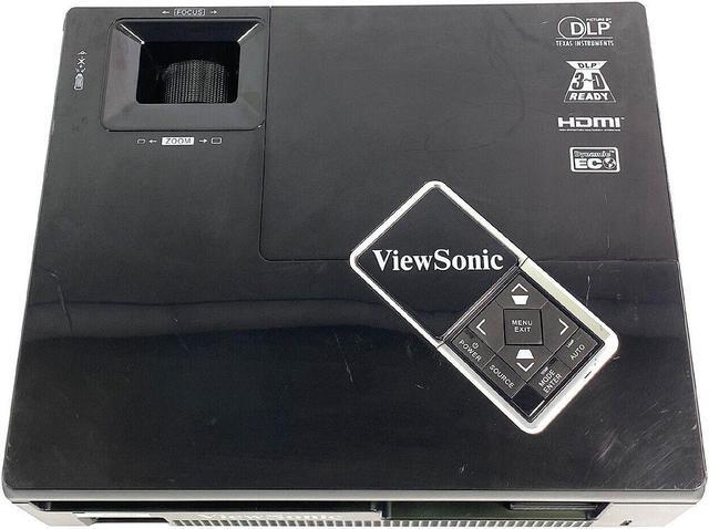 Alt view image 5 of 7 - ViewSonic PJD5134 DLP Projector SVGA Portable 3000 ANSI HDMI 1080p HD 3D with Accessories Bundle (Power Cable, HDMI Cable, Remote)