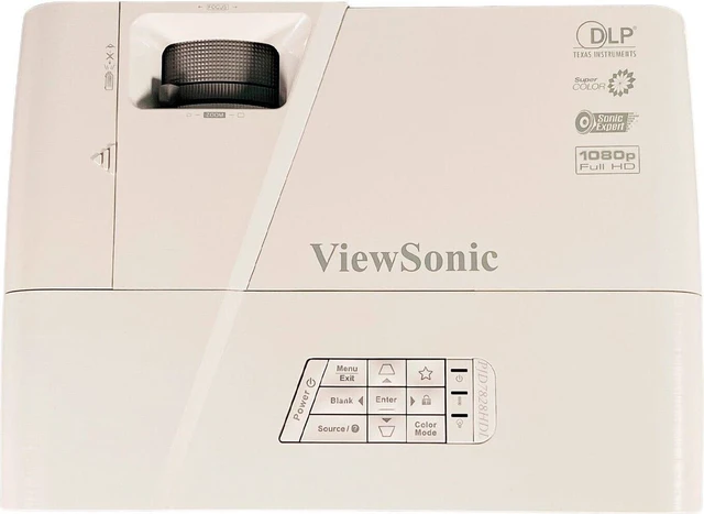 Alt view image 5 of 7 - ViewSonic PJD7828HDL DLP Projector 3200 ANSI Full HD 3D 1080p HDMI Portable with Accessories Bundle (Power Cable, HDMI Cable, Remote)