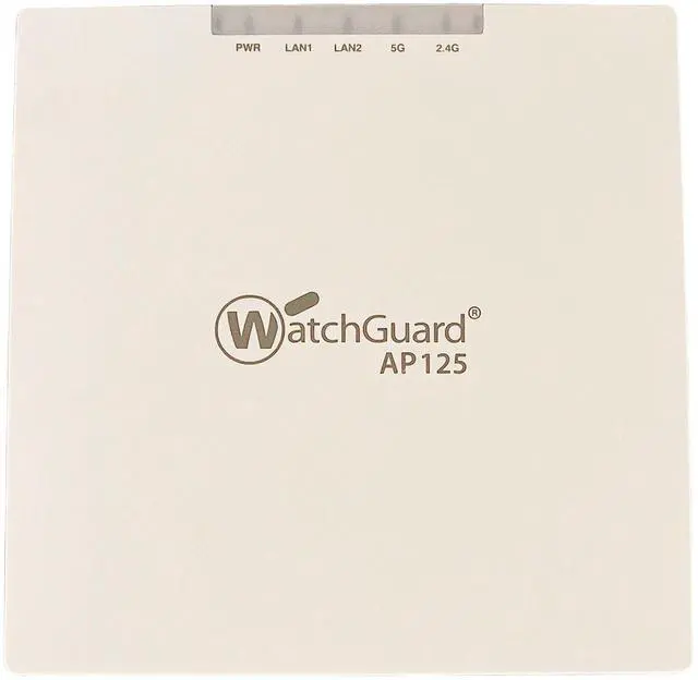 Alt view image 2 of 7 - WatchGuard AP125 C-100 Indoor Dual Band Wireless Access Point Wave 2 MU-MIMO PoE