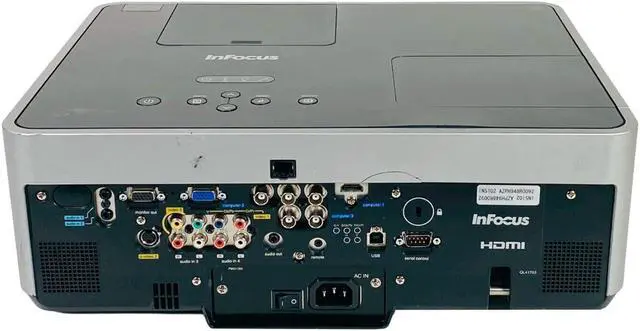 Alt view image 3 of 7 - InFocus IN5102 3LCD Projector 4000 Lumens HDMI 1080p with Accessories Bundle (Power Cable, HDMI Cable, Remote)