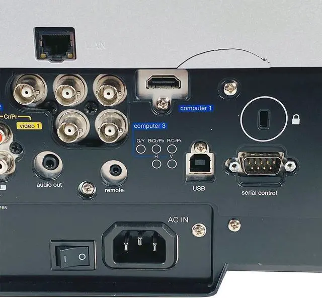 Alt view image 5 of 7 - InFocus IN5102 3LCD Projector 4000 Lumens HDMI 1080p with Accessories Bundle (Power Cable, HDMI Cable, Remote)
