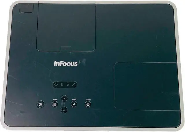 Alt view image 7 of 7 - InFocus IN5102 3LCD Projector 4000 Lumens HDMI 1080p with Accessories Bundle (Power Cable, HDMI Cable, Remote)