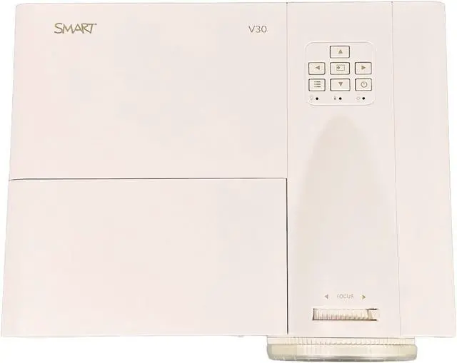 Alt view image 5 of 7 - SMART V30 DLP Projector Short Throw 3000 Lumens Office HD Ready HDMI 1080p with Accessories Bundle (Power Cable, HDMI Cable, Remote)