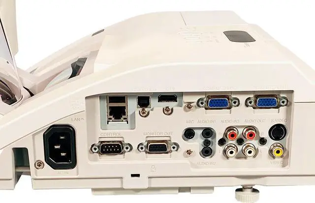 Alt view image 3 of 7 - Hitachi iPJ-AW250N 3LCD Projector WXGA Ultra Short Throw HD 1080p HDMI w/Bundle
