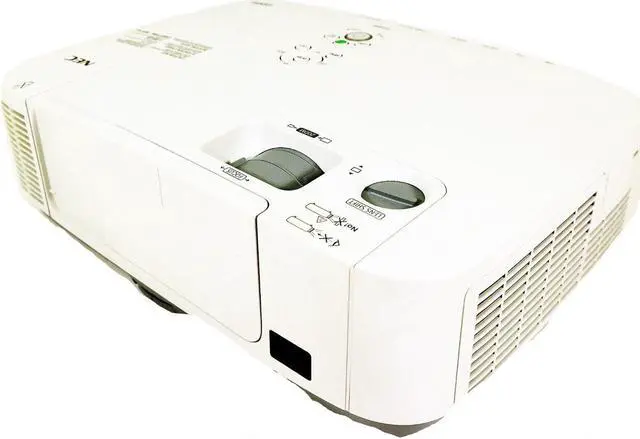Alt view image 2 of 3 - NEC P350W 3LCD Widescreen Projector 3500 Lumens HD 1080p WXGA Wireless LAN HDMI with Accessories Bundle (Power Cable, HDMI Cable, Remote)