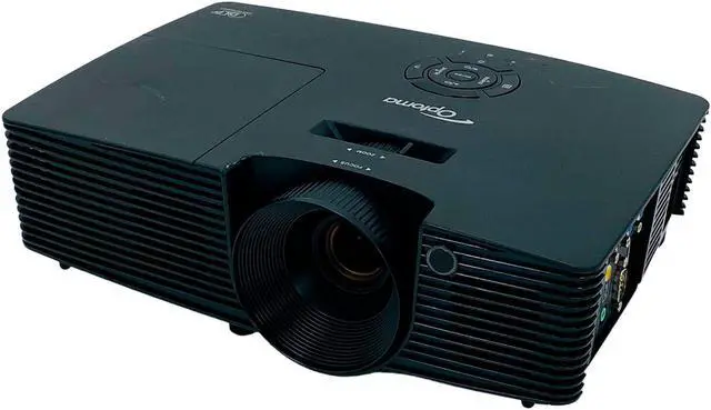 Alt view image 2 of 7 - Optoma DAEWSGL W316 DLP Widescreen Projector Portable for Business Power Point Presentations 3400 Lumens 1080p Full HD 3D HDMI with Accessories Bundle (Power Cable, HDMI Cable, Remote)