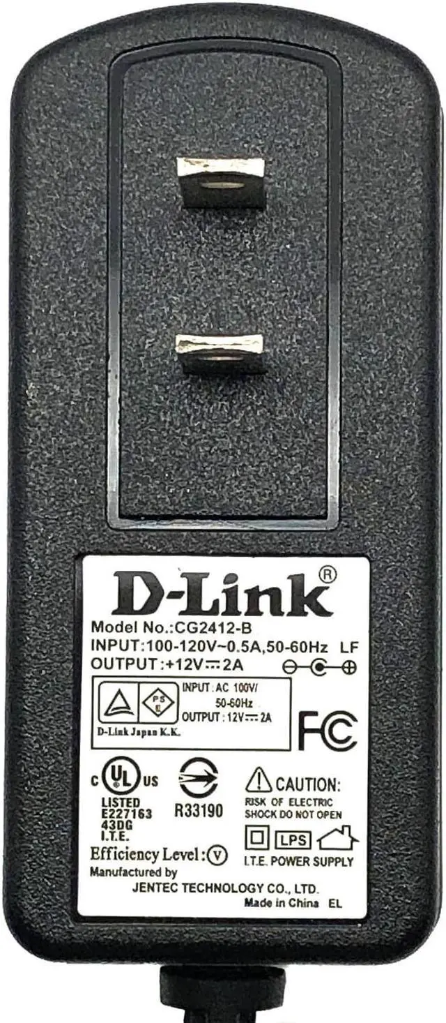 Alt view image 5 of 5 - New Genuine D-Link CG2412-B AC Wall Power Supply Adapter 12V 2A OEM
