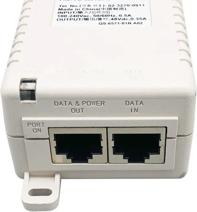 Alt view image 2 of 7 - Genuine ShoreTel PD-3501G/AC Gigabit PoE Adapter 48V 0.35A w/PC
