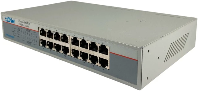 Cnet Power Switch Refurbished: CNet PowerSWITCH CNSH-1600 16-Port Fast Ethernet Switch 10 ...