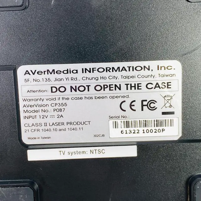 Alt view image 7 of 7 - AVerMedia AverVision CP355 Portable Flexible 3.2 MP Document Camera VGA USB