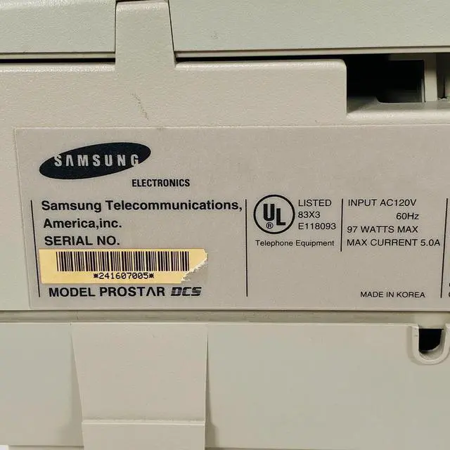Alt view image 7 of 7 - Samsung Prostar DCS Compact Phone System KP40D-MB/XAR