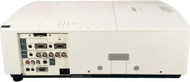 Alt view image 2 of 7 - Sanyo PLC-WTC500AL 3LCD Projector Extra Bright 5000 Lumens Large Venue WXGA HDMI LAN with Accessories Bundle (Power Cable, HDMI Cable, Remote)