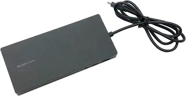 Alt view image 5 of 6 - HP TPA-B01 Elite USB-C Docking Station 919665-101 841575-101