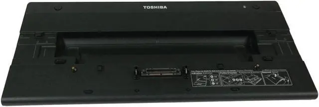 Alt view image 2 of 7 - Toshiba PA3916U-1PRP Hi-Speed Port Replicator II Laptop Docking Station