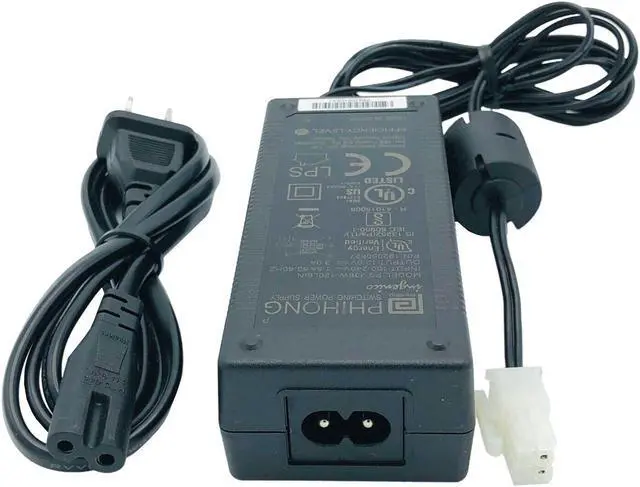 Alt view image 4 of 6 - Genuine AC Power Supply Adapter Phihong 6-pin PSM36W-120L6IN 12V 3A 36W w/PC