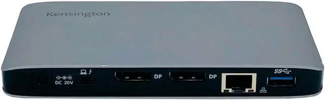 Alt view image 3 of 7 - Kensington SD2500T Thunderbolt 3 and USB-C Dual 4K Hybrid Nano Dock w/ Adapter