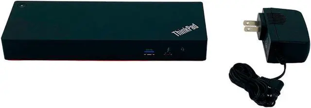 Main image of Lenovo ThinkPad Thunderbolt 3 Workstation Dock 40AN Docking Station w/ Adapter
