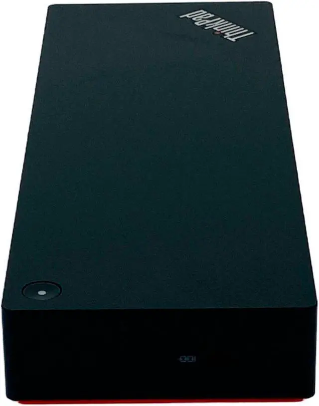 Alt view image 4 of 7 - Lenovo ThinkPad Thunderbolt 3 Workstation Dock 40AN Docking Station w/ Adapter