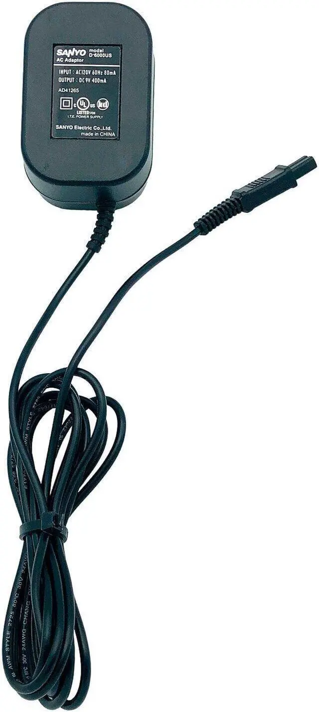 Main image of Genuine SANYO D-6000US AC DC Adapter Charger 9V 400mA ( Plug-in For Dictaphone )