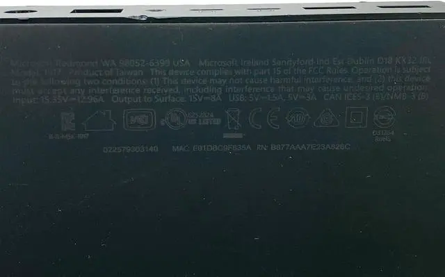 Alt view image 7 of 7 - Microsoft Model 1917 Surface Dock 2 Docking Station No Power Supply