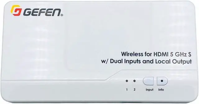 Alt view image 2 of 7 - Gefen EXT-WHD-1080P-LR-EU-M Wireless Extender System for HDMI 5 GHz LR w/Adapter
