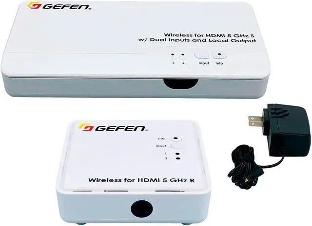 Main image of Gefen EXT-WHD-1080P-LR-EU-M Wireless Extender System for HDMI 5 GHz LR w/Adapter
