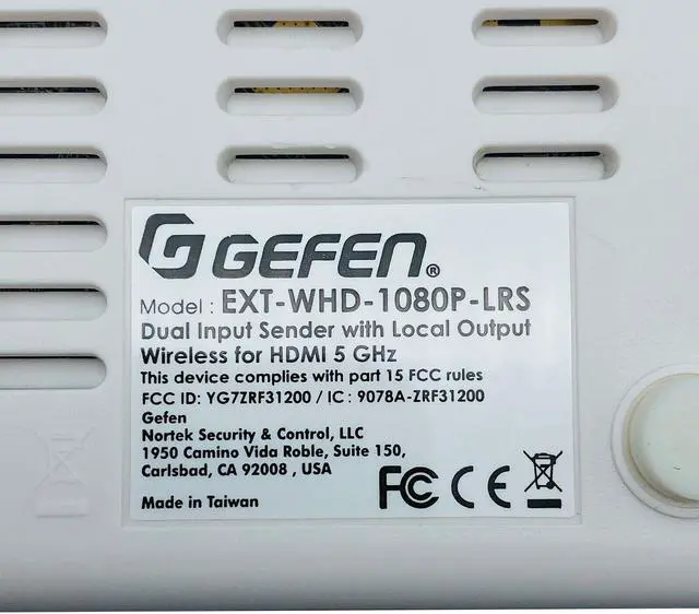 Alt view image 7 of 7 - Gefen EXT-WHD-1080P-LR-EU-M Wireless Extender System for HDMI 5 GHz LR w/Adapter