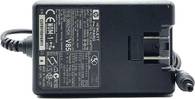 Alt view image 3 of 5 - Genuine 12W HP AC DC Wall Adapter C7311A for PhotoSmart C200 Digital Camera