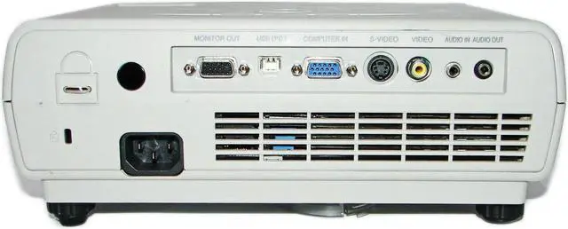Alt view image 2 of 6 - Mitsubishi SD110R DLP Projector Portable HD 1080i w/Remote bundle