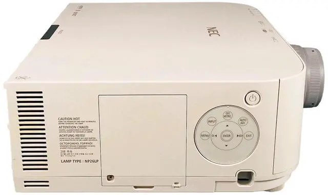 Alt view image 5 of 7 - NEC PA622U 3LCD Projector Large Venue 6200 ANSI 1080p HDMI w/Lens w/Bundle