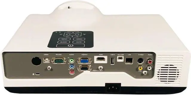 Alt view image 3 of 7 - Boxlight P6 WX30N LCD Projector 3000 Lumen HD 1080p HDMI w/Accessories Bundle