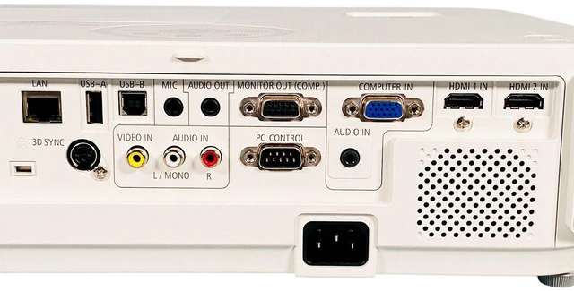 Alt view image 3 of 7 - NEC NP-M403H DLP Projector Professional 4000 ANSI DICOM 1080p HDMI w/Bundle