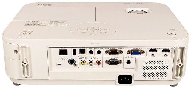 Alt view image 2 of 7 - NEC NP-M403H DLP Projector Professional 4000 ANSI DICOM 1080p HDMI w/Bundle