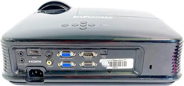 Alt view image 2 of 7 - InFocus IN126ST DLP Projector Short Throw 3000 ANSI 3D Ready 1080p HDMI w/Bundle