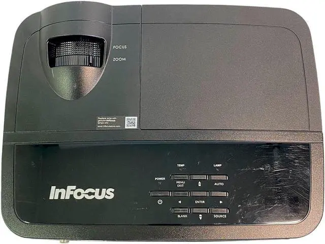 Alt view image 5 of 6 - InFocus IN2128HDa DLP Projector Professional Full HD 3D 1080p HDMI w/Bundle