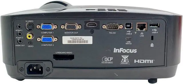 Alt view image 2 of 6 - InFocus IN2128HDa DLP Projector Professional Full HD 3D 1080p HDMI w/Bundle
