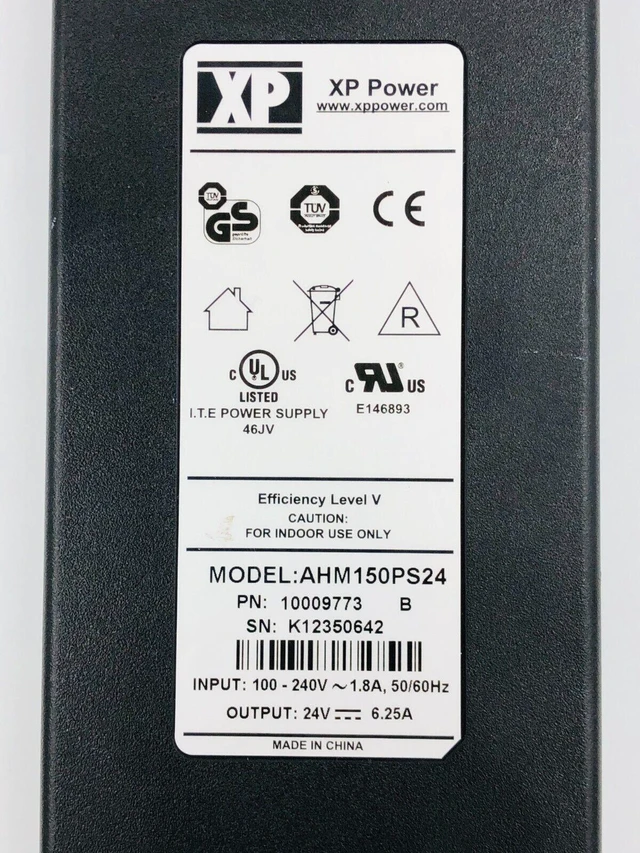 Alt view image 2 of 5 - OEM XP Power AHM150PS24 AC Adapter 24V 6.25A Power Supply with 4-Pin Connector