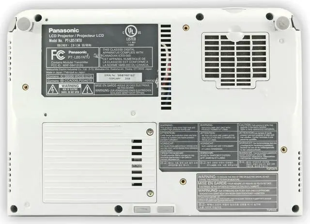 Alt view image 6 of 6 - Panasonic PT-LB51NT 3LCD Projector XGA School HDMI-adapter w/Remote + EXTRA LAMP