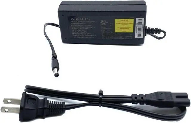 Alt view image 6 of 7 - Genuine Arris AC Power Adapter 12V for Motorola MG8702 Cable Modem Router w/PC