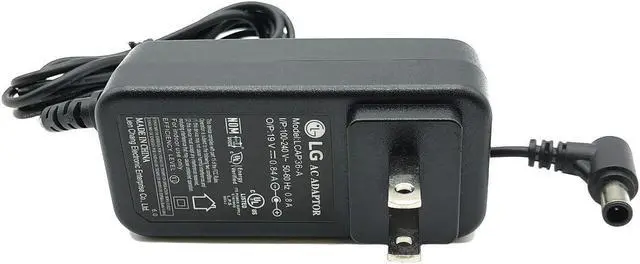 Alt view image 4 of 6 - Genuine LG Wall Power Supply Adapter 19V for 22BK400H-B 22BK430H-B Monitor OEM