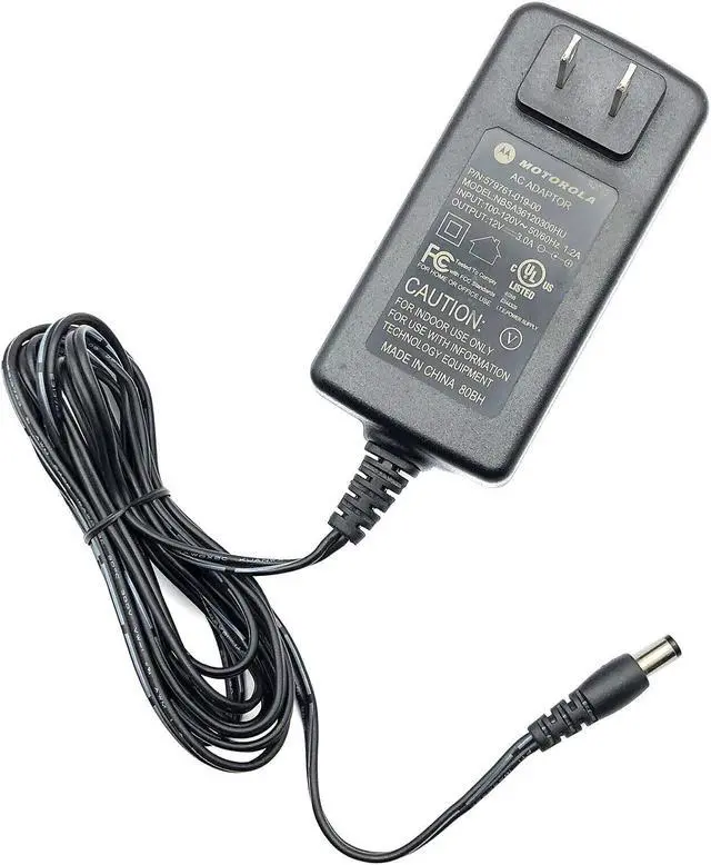 Main image of Genuine Motorola NBSA36120300HU AC Wall Power Supply Adapter 12V 3A 36W OEM
