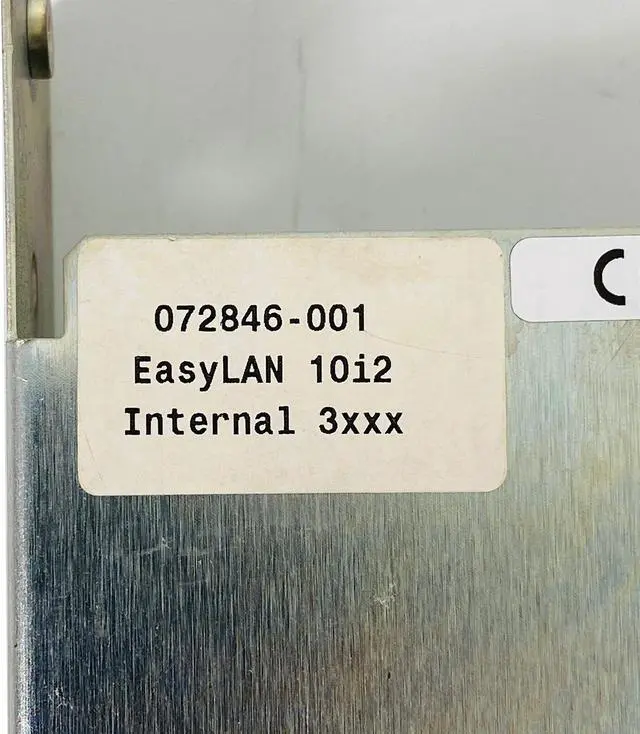 Alt view image 7 of 7 - Intermec Ethernet EasyLan Network Adapter 072846-001 10i2 for 3400 Label Printer