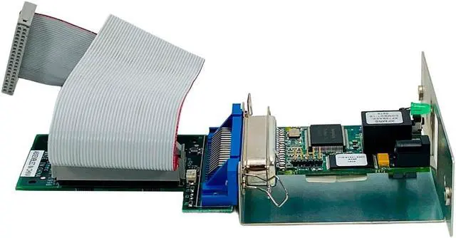 Alt view image 4 of 7 - Intermec Ethernet EasyLan Network Adapter 072846-001 10i2 for 3400 Label Printer