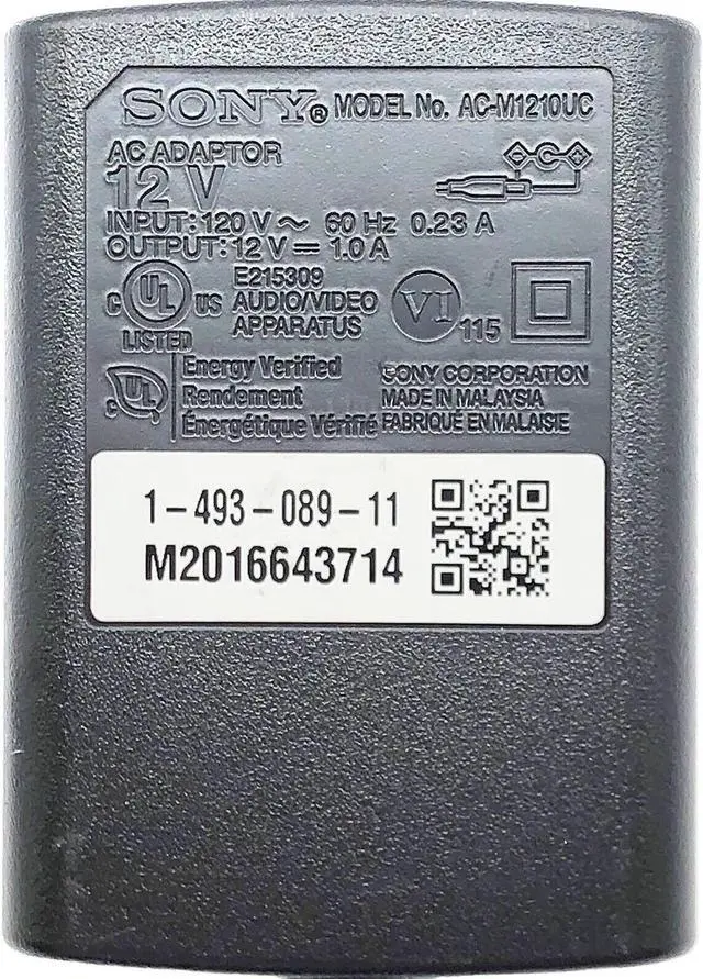 Alt view image 2 of 6 - NEW Genuine Sony AC-M1210UC AC Adapter Power Supply Laptop Charger 12V 1A