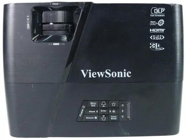 Alt view image 5 of 5 - ViewSonic PJD5555w DLP Projector Full HD 3D 1080p HDMI w/Bundle