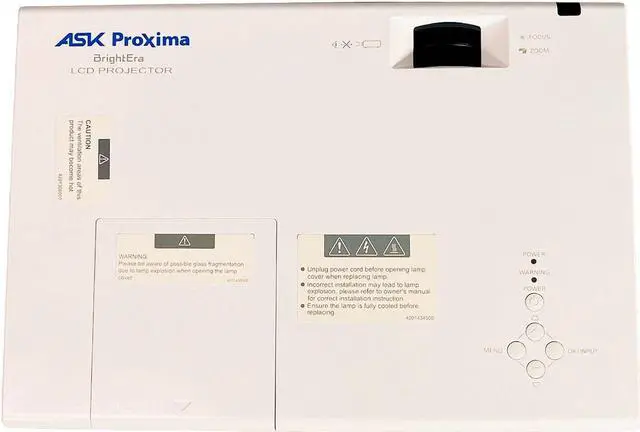 Alt view image 6 of 7 - ASK Proxima C3257-A 3LCD Projector Portable 2700 Lumens XGA HDMI w/Bundle