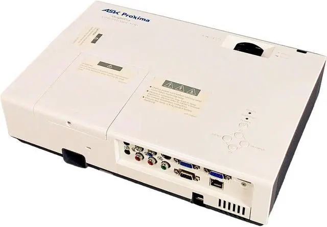 Alt view image 7 of 7 - ASK Proxima C3257-A 3LCD Projector Portable 2700 Lumens XGA HDMI w/Bundle