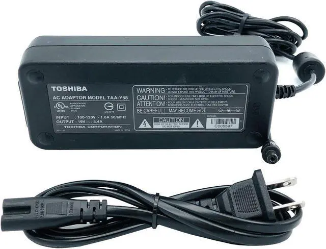 Main image of Genuine AC Power Adapter Toshiba TAA-Y58 19V 3.4A 65W Laptop Charger OEM