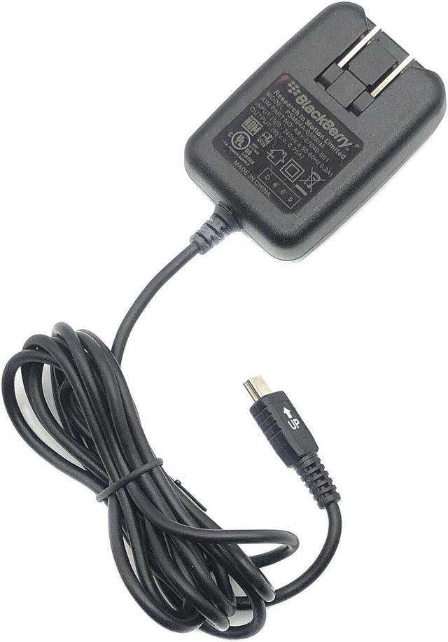 Main image of NEW Blackberry Compact Travel Wall Charger Adapter Micro USB Cable PSM04A-050RIM