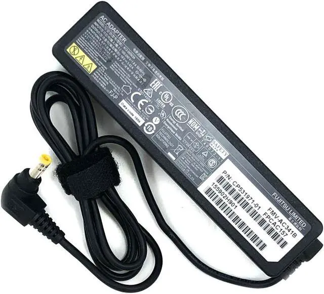 Alt view image 3 of 6 - Genuine Fujitsu AC Adapter A13-065N3A 19V 3.42A Laptop Charger 65W w/Cord OEM